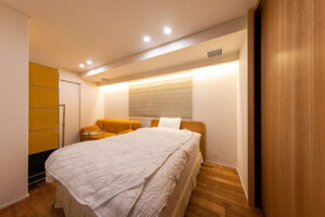静岡市駿河区の注文住宅の寝室